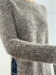 COS długi sweter moher-wełna | S