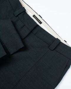 Massimo Dutti zielone spodnie | L