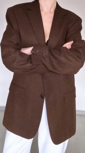 Hugo Boss marynarka wełna | oversize 