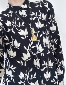 GANNI koszula w kwiaty | XS-S
