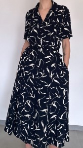 sukienka z wiskozy | XL