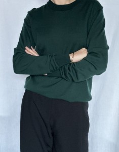 butelkowy sweter 100% merino | onesize