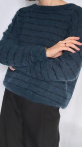 Malene Birger sweter wełna-kidmoher | S