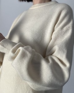 włoski sweter 100% wełna | XXL