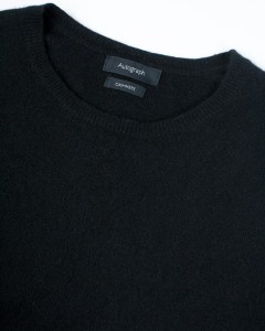 czarny kaszmirowy sweter / S-L
