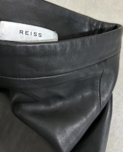 REISS spódnica skóra naturalna | S