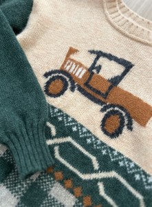 Benetton vintage wełna szetlandzka | S