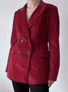 BOSS burgundowa marynarka | M 