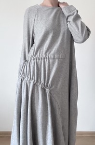 COS maxi sukienka wełna | XL