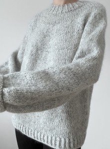 szary sweter handmade | onesize