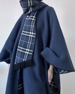 Pringle płaszcz/poncho wełna | onesize