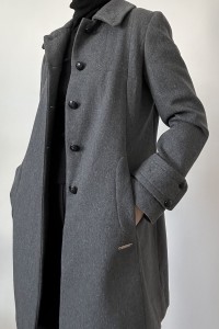 BURBERRY Thomas Burberry wełna-kaszmir | S
