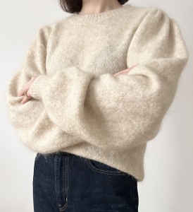 Just Female sweter wełna moher | XL