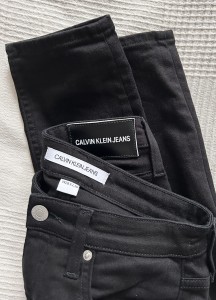 Calvin Klein jeansy wysoki stan | S  