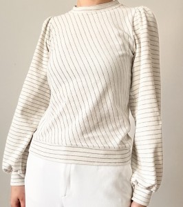 GANNI aksamitna bluza | XS