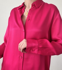 ZARA fuksjowa koszula *nowa | L