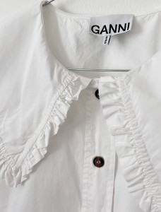 GANNI biała koszula | XL