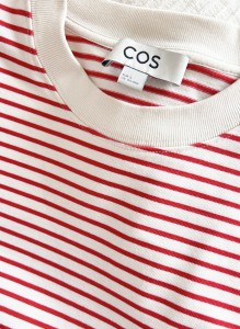 COS t-shirt w prążek | S 