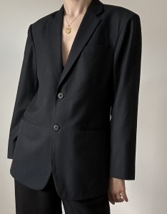 BOSS marynarka wełna | M (oversize)
