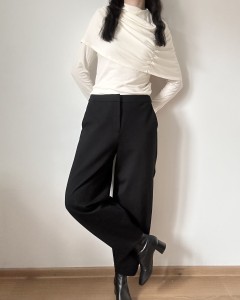COS spodnie barrel | M