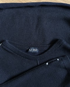 Armani Jeans sweter wełna | S 