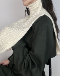 wełniany komin handmade