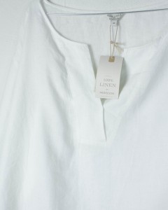 koszulowa bluzka 100% len *nowa / XL