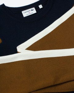 Lacoste sweter wełna-bawełna / L
