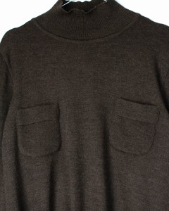 sweter z kieszeniami 100% merino / L