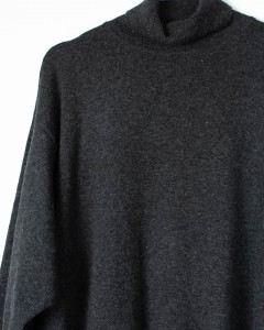 grafitowy sweter 100% wełna / onesize