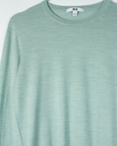 UNIQLO miętowy merino / S