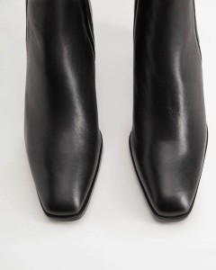 skórzane botki *nowe-outlet / 39,5-40 