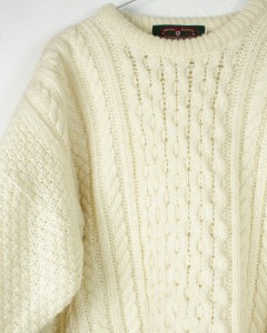 szkocki sweter wełna | L-oversize