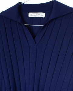 granatowy sweterek merino | S-M